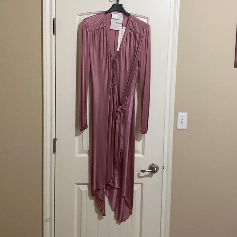 Rare!!Emanuel Ungaro Fuchsia Wrap Dress